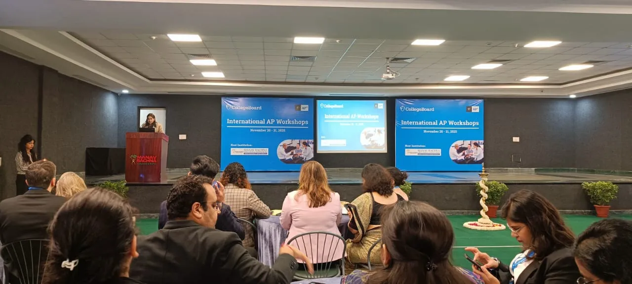 AP Workshop 2025 – Global Learning at MRIIRS, Faridabad, Delhi - The Newtown School teachers joined 