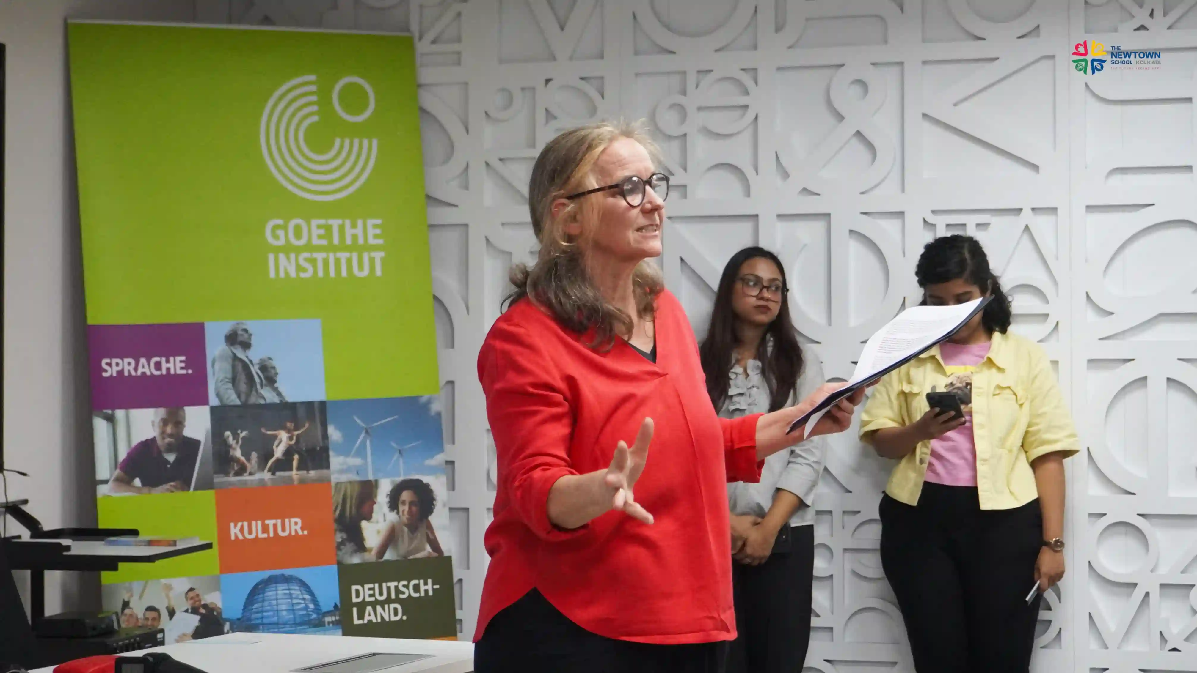 German Reading Session with Ms. Annika Hartmann, Theatre Pedagogue from Freiburg, Germany