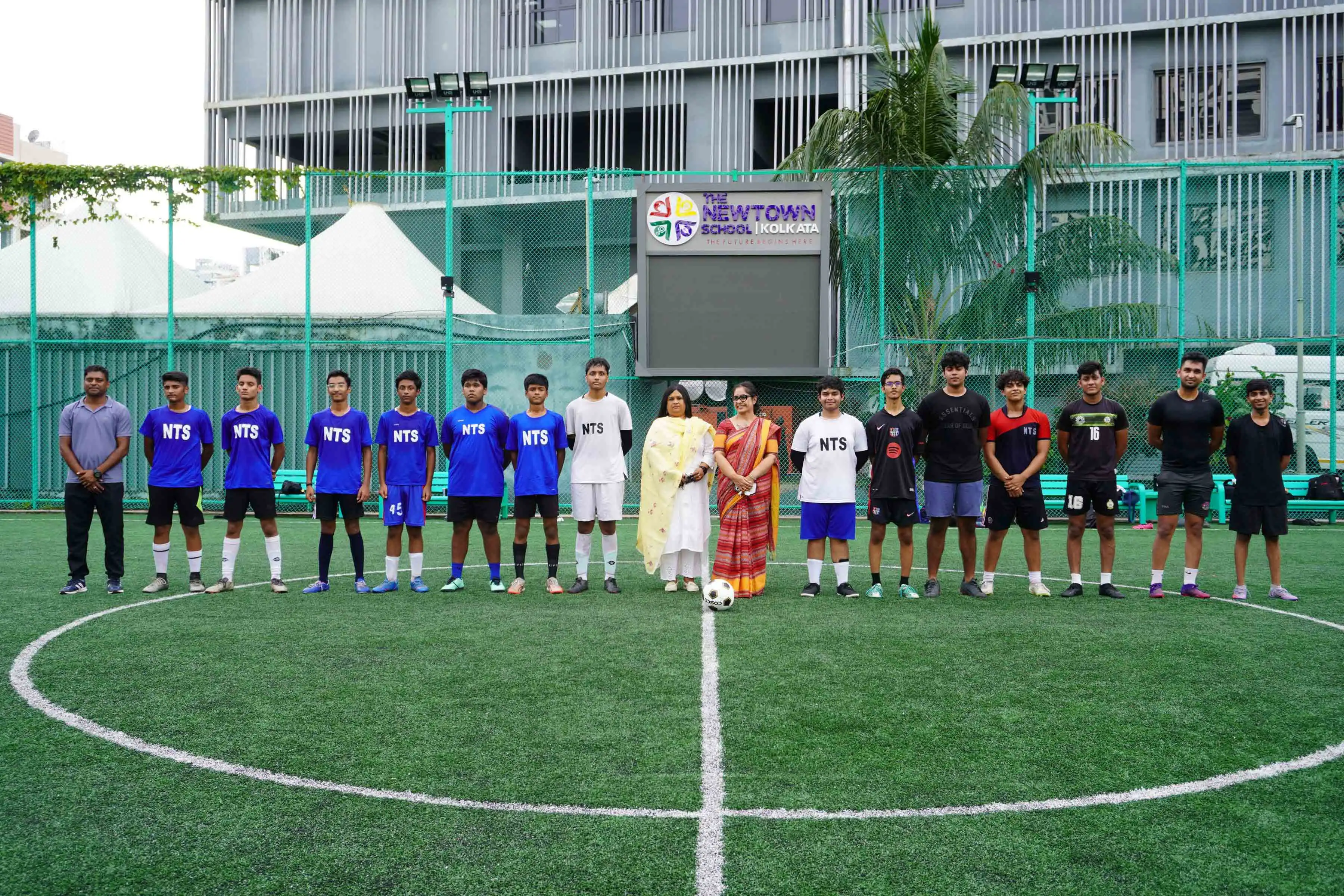 Friendly Football Match - NTS organized a Friendly Football Match against its alumni, fostering spor
