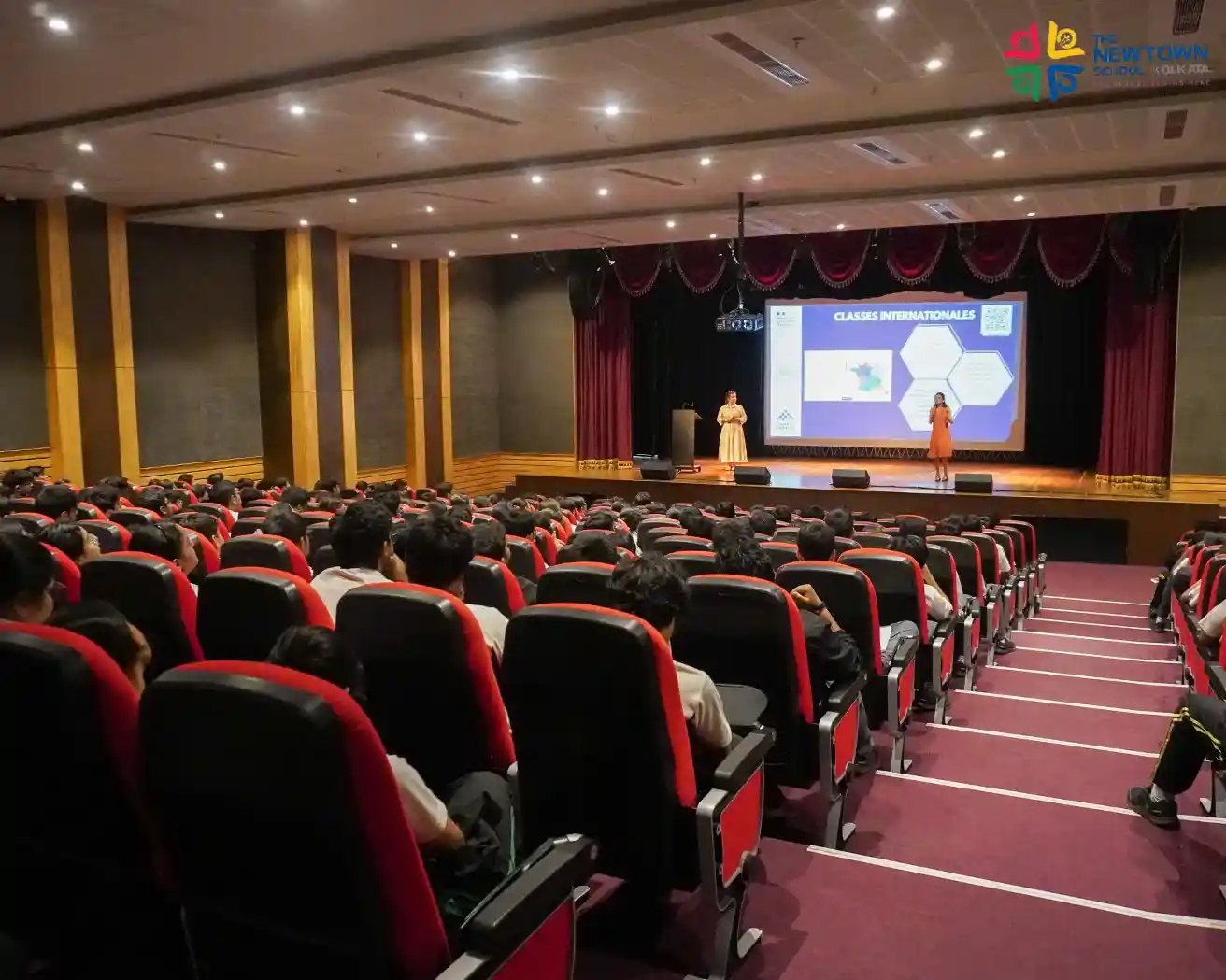 Campus France Session - Students of Classes XI & XII at The Newtown School, Kolkata explored study o