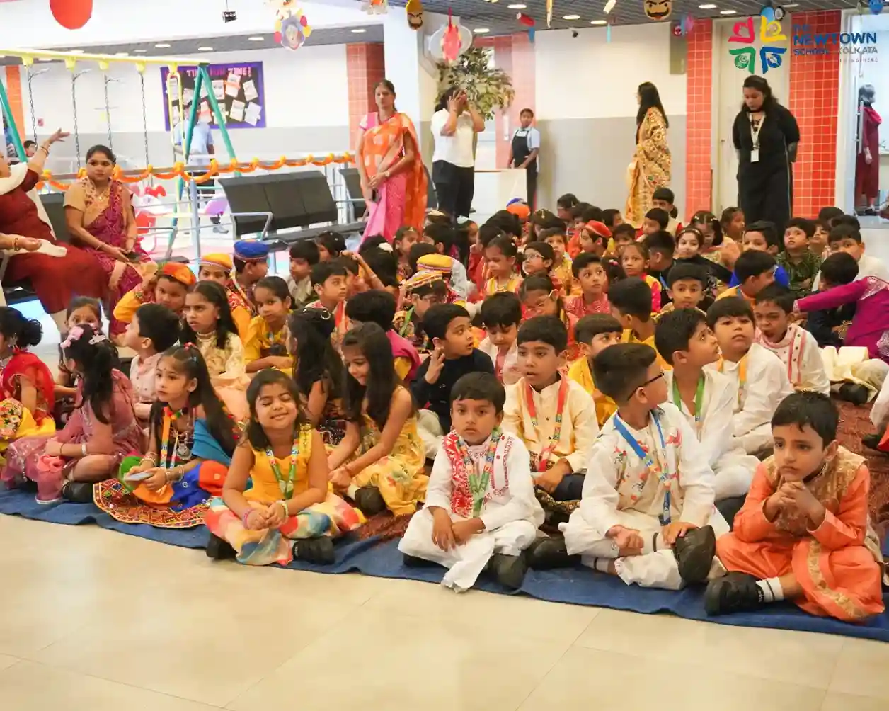Celebrating Navratri! - Class 1 & 2 students of The Newtown School filled the campus with festive so